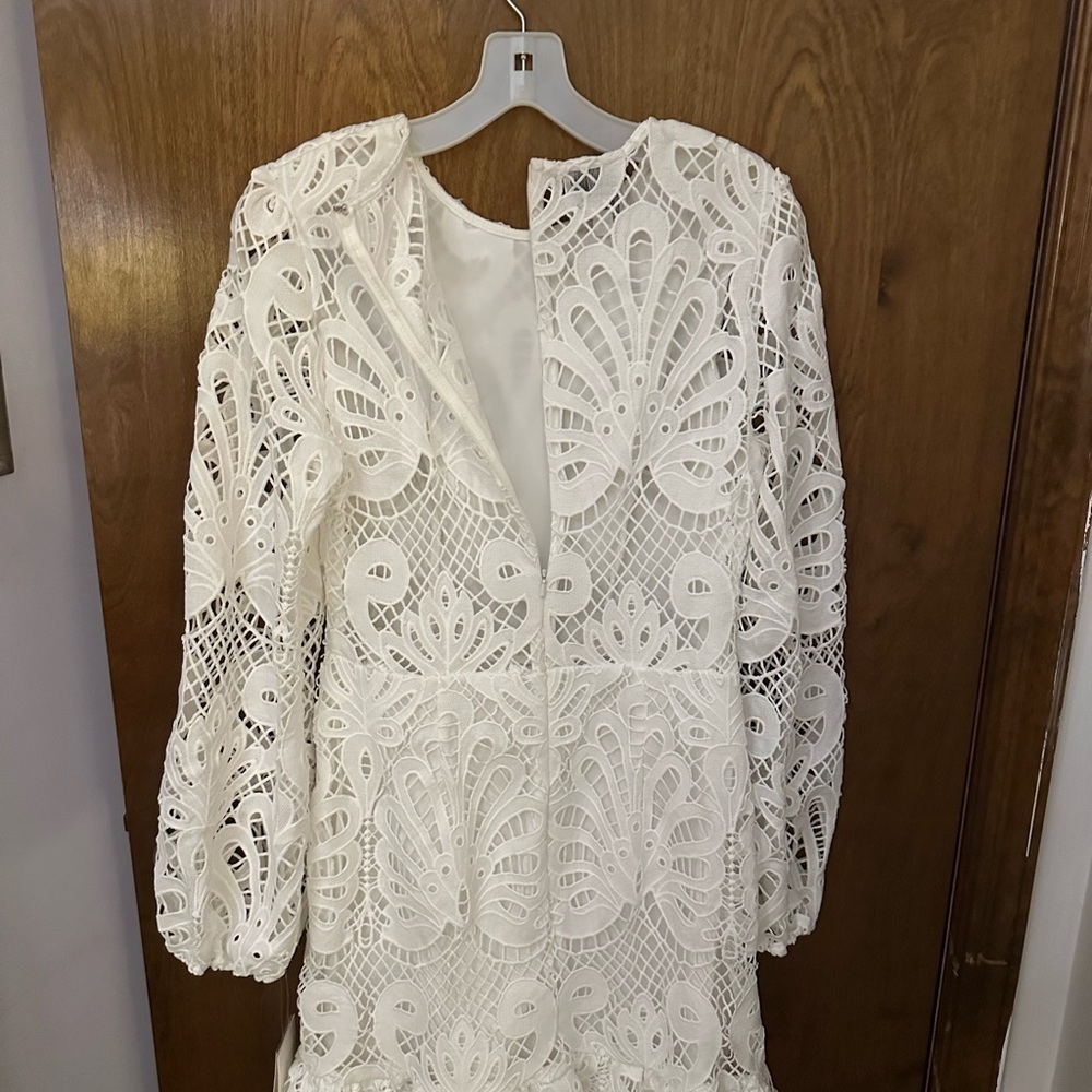 White David’s bridal lace bridal shower dress - Picture 5 of 5
